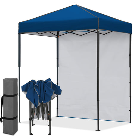 6x4 Instant Pop Up Canopy Tent with 1 Side Wall Panel - Eagle Peak®