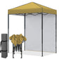 6x4 Instant Pop Up Canopy Tent with 1 Side Wall Panel - Eagle Peak®