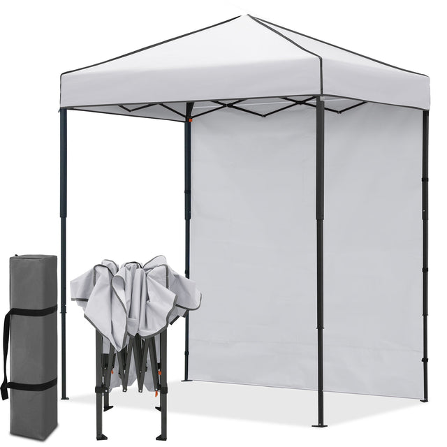 6x4 Instant Pop Up Canopy Tent with 1 Side Wall Panel - Eagle Peak®
