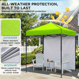 6x4 Instant Pop Up Canopy Tent with 1 Side Wall Panel - Eagle Peak®