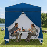 6x4 Instant Pop Up Canopy Tent with 4 Side Wall Panels - Eagle Peak®