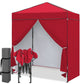 6x4 Instant Pop Up Canopy Tent with 4 Side Wall Panels - Eagle Peak®