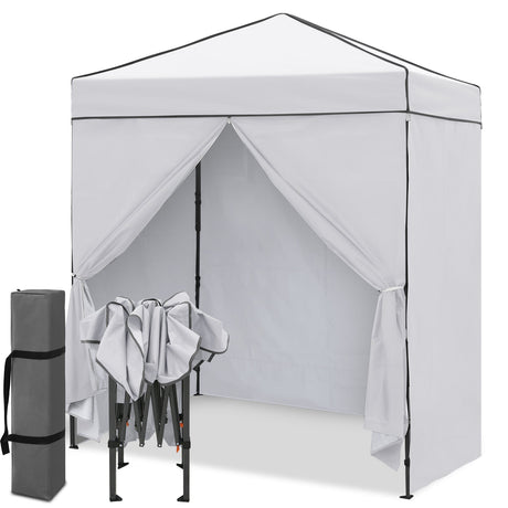 6x4 Instant Pop Up Canopy Tent with 4 Side Wall Panels - Eagle Peak®