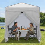 6x4 Instant Pop Up Canopy Tent with 4 Side Wall Panels - Eagle Peak®