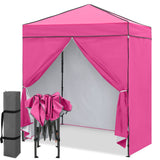 6x4 Instant Pop Up Canopy Tent with 4 Side Wall Panels - Eagle Peak®
