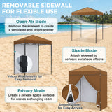 6x4 Instant Pop Up Canopy Tent with 4 Side Wall Panels - Eagle Peak®