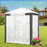 6X4 Replacement Top cover of Walk in Greenhouse with Polyester Reinforced Corners - Eagle Peak Custom Canopy Tent