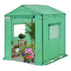 6x6/ 8x8/ 10x10 Portable Pop Up Greenhouse, Patented Center Lock with Gable Roof - Eagle Peak Custom Canopy Tent