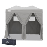 8x4 Outdoor Changing Room, 2 Room Pop Up Portable Changing Room - Eagle Peak Custom Canopy Tent