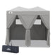 8x4 Outdoor Changing Room, 2 Room Pop Up Portable Changing Room - Eagle Peak Custom Canopy Tent