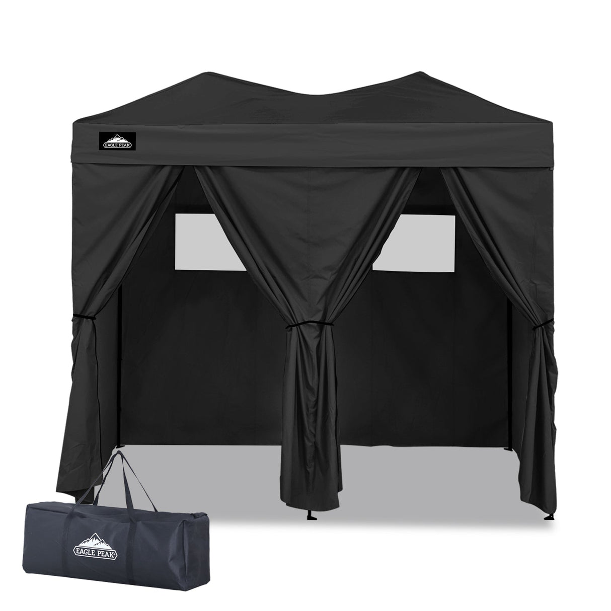 8x4 Outdoor Changing Room, 2 Room Pop Up Portable Changing Room - Eagle Peak Custom Canopy Tent