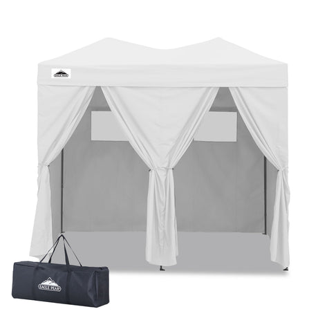 8x4 Outdoor Changing Room, 2 Room Pop Up Portable Changing Room - Eagle Peak Custom Canopy Tent