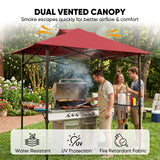 8x5 Pop up Grill Gazebo with Carry Bag and Air Vent - Eagle Peak®