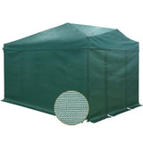 8x6/8x12/10x10 Walk in Shade Cloth Cover Greenhouse Gable Roof Gardening Green House with Mesh Cover - Eagle Peak Custom Canopy Tent