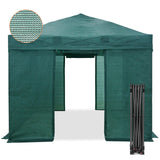8x6/8x12/10x10 Walk in Shade Cloth Cover Greenhouse Gable Roof Gardening Green House with Mesh Cover - Eagle Peak Custom Canopy Tent