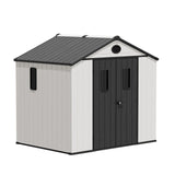 8x6/8x8 Resin Outdoor Storage Shed,Weatherproof Garden Shed - Eagle Peak Custom Canopy Tent