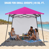 8x8 Pop Up Canopy Tent with Extended Eaves & Sidewall - Eagle Peak®