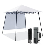 8x8 Pop Up Canopy Tent with Extended Eaves & Sidewall - Eagle Peak Custom Canopy Tent