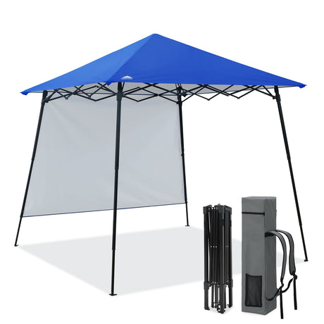 8x8 Pop Up Canopy Tent with Extended Eaves & Sidewall - Eagle Peak Custom Canopy Tent