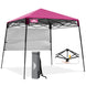 8x8 Pop Up Canopy Tent with Sidewall,8x8 Base 6x6 Top - Eagle Peak®