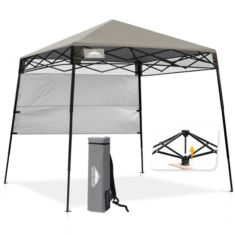 8x8 Pop Up Canopy Tent with Sidewall,8x8 Base 6x6 Top - Eagle Peak Custom Canopy Tent