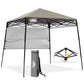 8x8 Pop Up Canopy Tent with Sidewall,8x8 Base 6x6 Top - Eagle Peak®