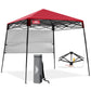 8x8 Pop Up Canopy Tent with Sidewall,8x8 Base 6x6 Top - Eagle Peak®