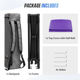 8x8 Pop Up Canopy Tent with Sidewall,8x8 Base 6x6 Top - Eagle Peak®