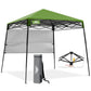8x8 Pop Up Canopy Tent with Sidewall,8x8 Base 6x6 Top - Eagle Peak®