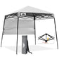 8x8 Pop Up Canopy Tent with Sidewall,8x8 Base 6x6 Top - Eagle Peak®