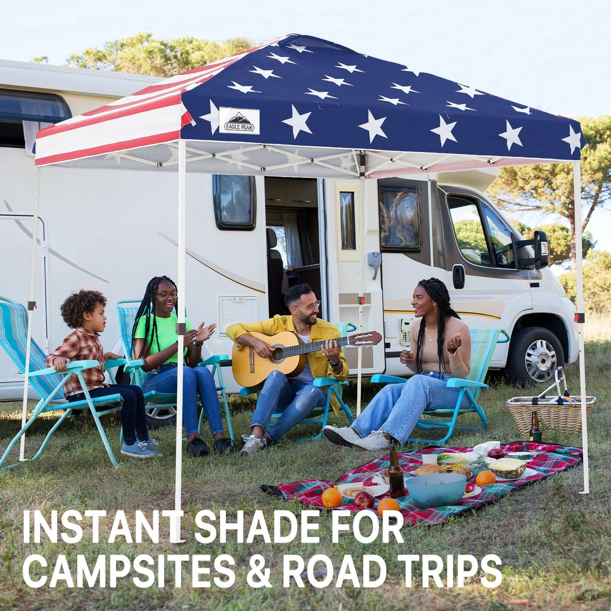 8x8 Pop Up Straight Leg Canopy - Eagle Peak