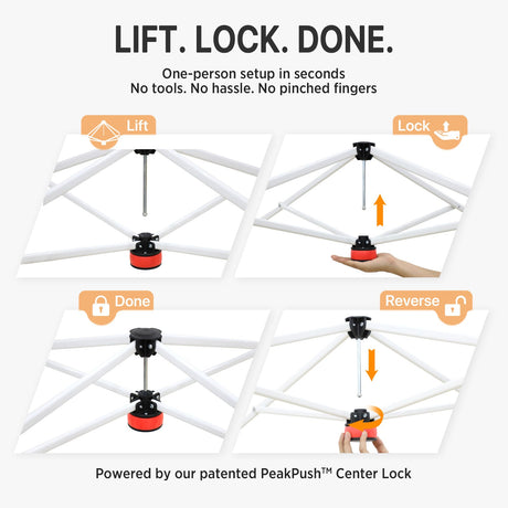 8x8 Pop Up Straight Leg Canopy - Eagle Peak