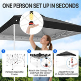 8x8 Pop Up Straight Leg Canopy - Eagle Peak