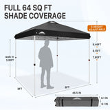 8x8 Pop Up Straight Leg Canopy - Eagle Peak