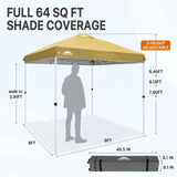 8x8 Pop Up Straight Leg Canopy - Eagle Peak