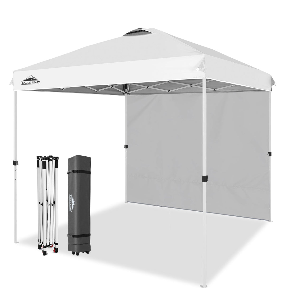 8x8 Pop Up Straight Leg Canopy with Sidewall - Eagle Peak®
