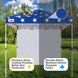 8x8 Pop Up Straight Leg Canopy with Sidewall - Eagle Peak®