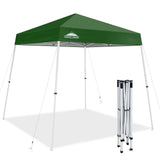 8x8 Slant Leg Pop - up Canopy Tent, Shelter 8x8 Base 6x6 Top - Eagle Peak Custom Canopy Tent