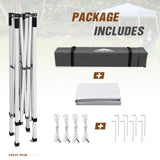 8x8 Slant Leg Pop - up Canopy Tent, Shelter 8x8 Base 6x6 Top - Eagle Peak Custom Canopy Tent