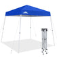 8x8 Slant Leg Pop - up Canopy Tent, Shelter 8x8 Base 6x6 Top - Eagle Peak Custom Canopy Tent