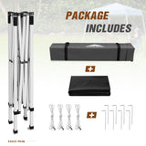 8x8 Slant Leg Pop - up Canopy Tent, Shelter 8x8 Base 6x6 Top - Eagle Peak Custom Canopy Tent