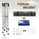 8x8 Slant Leg Pop - up Canopy Tent, Shelter 8x8 Base 6x6 Top - Eagle Peak Custom Canopy Tent