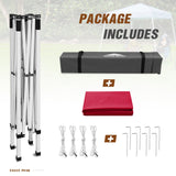 8x8 Slant Leg Pop - up Canopy Tent, Shelter 8x8 Base 6x6 Top - Eagle Peak Custom Canopy Tent