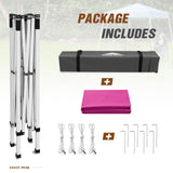 8x8 Slant Leg Pop - up Canopy Tent, Shelter 8x8 Base 6x6 Top - Eagle Peak Custom Canopy Tent