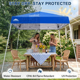 8x8 Slant Leg Pop-up Canopy Tent, Shelter 8x8 Base 6x6 Top - Eagle Peak®