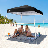 8x8 Slant Leg Pop-up Canopy Tent, Shelter 8x8 Base 6x6 Top - Eagle Peak®