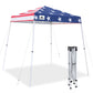 8x8 Slant Leg Pop - up Canopy Tent, Shelter 8x8 Base 6x6 Top - Eagle Peak Custom Canopy Tent