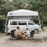 8x8 Slant Leg Pop - up Canopy Tent, Shelter 8x8 Base 6x6 Top - Eagle Peak Custom Canopy Tent