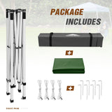 8x8 Slant Leg Pop - up Canopy Tent, Shelter 8x8 Base 6x6 Top - Eagle Peak Custom Canopy Tent