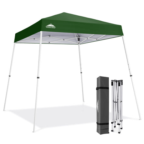 8x8 Slant Leg Pop-up Canopy Tent, Shelter 8x8 Base 6x6 Top - Eagle Peak®
